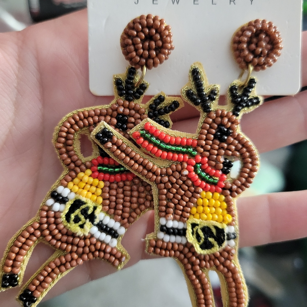 Reindeer Earrings